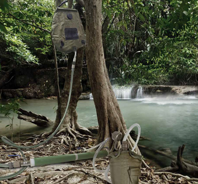 kit de supervivencia para conseguir agua potable